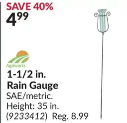 Princess Auto 1-1/2 in. Rain Gauge offer
