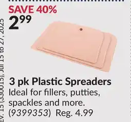 Princess Auto 3 pk Plastic Spreaders offer