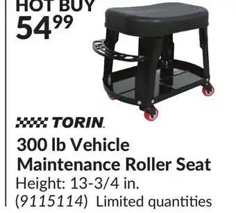 Princess Auto 300 lb Vehicle Maintenance Roller Seat offer