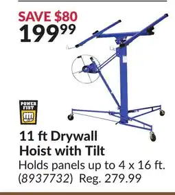 Princess Auto 11 ftDrywall Hoist with Tilt offer