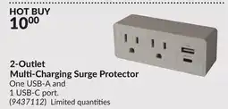 Princess Auto 2-Outlet Multi-Charging Surge Protector offer