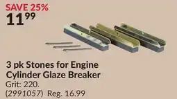Princess Auto 3 pk Stones for Engine Cylinder Glaze Breaker offer