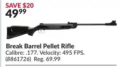 Princess Auto Break Barrel Pellet Rifle offer