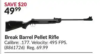 Princess Auto Break Barrel Pellet Rifle offer