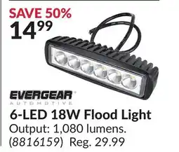 Princess Auto 6-LED 18W Flood Light offer