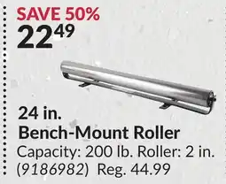 Princess Auto 24 in. Bench-Mount Roller offer