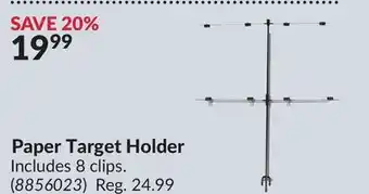 Princess Auto Paper Target Holder offer