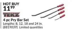 Princess Auto 4 pc Pry Bar Set offer