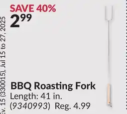 Princess Auto BBQ Roasting Fork offer