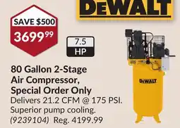 Princess Auto 80 Gallon 2-Stage Air Compressor offer