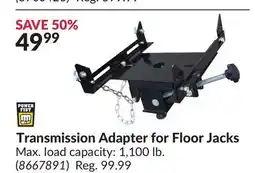 Princess Auto Power Fist Transmission Adapter for Floor Jacks offer