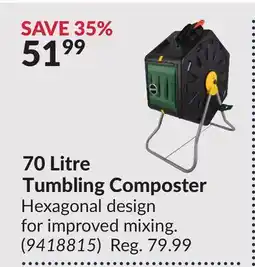 Princess Auto 70 Litre Tumbling Composter offer
