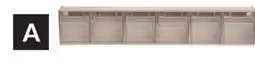 Princess Auto Tilt-Out Storage Cabinets 6 Bin. Dimensions: 23-5/8L x 3-1/2W x 4-1/2H in offer