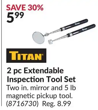 Princess Auto 2 pc Extendable Inspection Tool Set offer