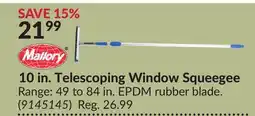 Princess Auto 10 in. Telescoping Window Squeegee offer