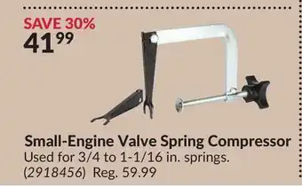 Princess Auto Small-Engine Valve Spring Compressor offer