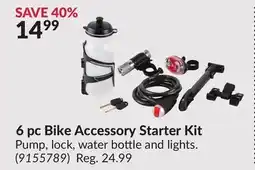 Princess Auto 6 pc Bike Accessory Starter Kit offer