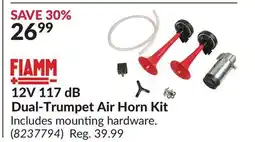 Princess Auto 12V 117 dB Dual-Trumpet Air Horn Kit offer