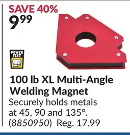 Princess Auto 100 lb XL Multi-Angle Welding Magnet offer
