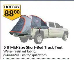 Princess Auto 5 ftMid-Size Short-Bed Truck Tent offer