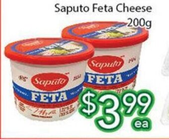 Ample Food Market Saputo feta cheese offer
