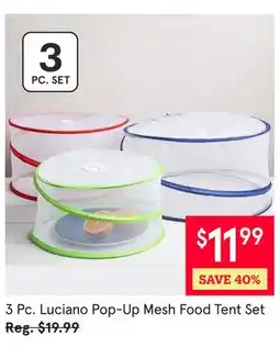 Kitchen Stuff Plus Luciano Pop-Up Mesh Food Tent Set offer