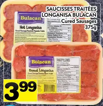Supermarché PA LONGANISA BULACAN | Cured Sausages offer