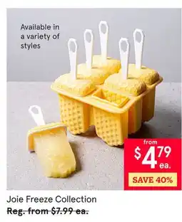 Kitchen Stuff Plus Joie Freeze Collection offer