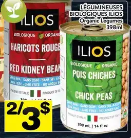 Supermarché PA LÉGUMINEUSES BIOLOGIQUES ILIOS | Organic Legumes offer