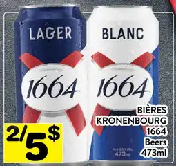 Supermarché PA BIÈRES KRONENBOURG 1664 | Beers offer