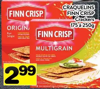 Supermarché PA CRAQUELINS FINN CRISP | Crackers offer