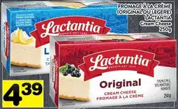 Supermarché PA FROMAGE À LA CRÈME (ORIGINAL OU LÉGÈRE) LACTANTIA | LACTANTIA Cream Cheese offer
