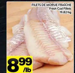 Supermarché PA FILETS DE MORUE FRAÎCHE | FRESH COD FILLETS offer