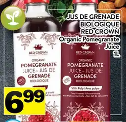 Supermarché PA JUS DE GRENADE BIOLOGIQUE RED CROWN | Organic Pomegranate Juice offer