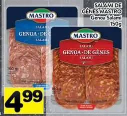 Supermarché PA SALAMI DE GÊNES MASTRO | MASTRO Genoa Salami offer