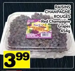 Supermarché PA RAISINS CHAMPAGNE ROUGES | Red Champagne Grapes offer