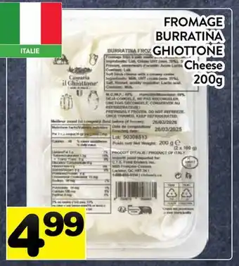 Supermarché PA FROMAGE BURRATINA BURRATINA GHIOTTONE | CHEESE offer