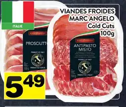 Supermarché PA VIANDES FROIDES MARC ANGELO | Cold Cuts offer