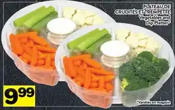 Supermarché PA PLATEAU DE CRUDITÉS ET TREMPETTE | Vegetables and Dip Platter offer