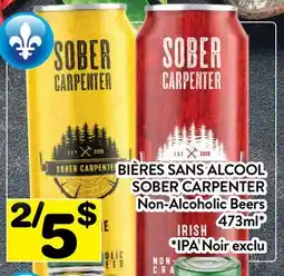 Supermarché PA BIÈRES SANS ALCOOL SOBER CARPENTER offer