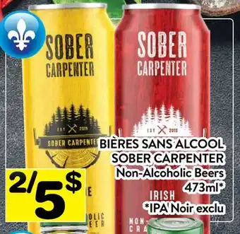 Supermarché PA BIÈRES SANS ALCOOL SOBER CARPENTER offer