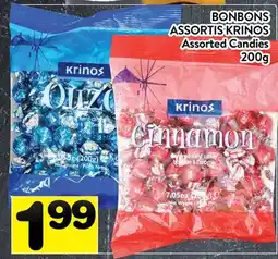 Supermarché PA BONBONS ASSORTIS KRINOS | KRINOS Assorted Candies offer