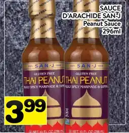 Supermarché PA SAUCE D'ARACHIDE SAN-J | Peanut Sauce offer