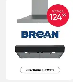 Meubles RD Broan VIEW RANGE HOODS offer