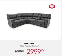 Meubles RD Lisbonne - 6-Piece Electric Reclining Sectional offer