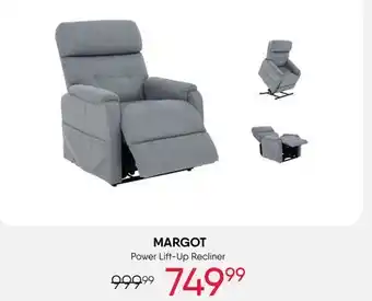 Meubles RD MARGOT Power Lift-Up Recliner offer