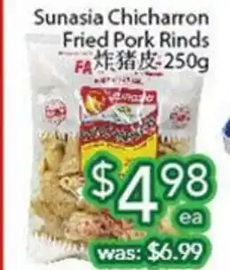 Ample Food Market Sunasia chicharron fried pork rinds offer