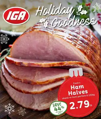 Ham halves