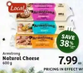 Market Place IGA Natural cheese offer