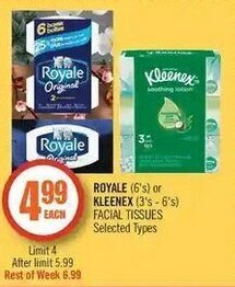 Shoppers Drug Mart Royale kleenex offer